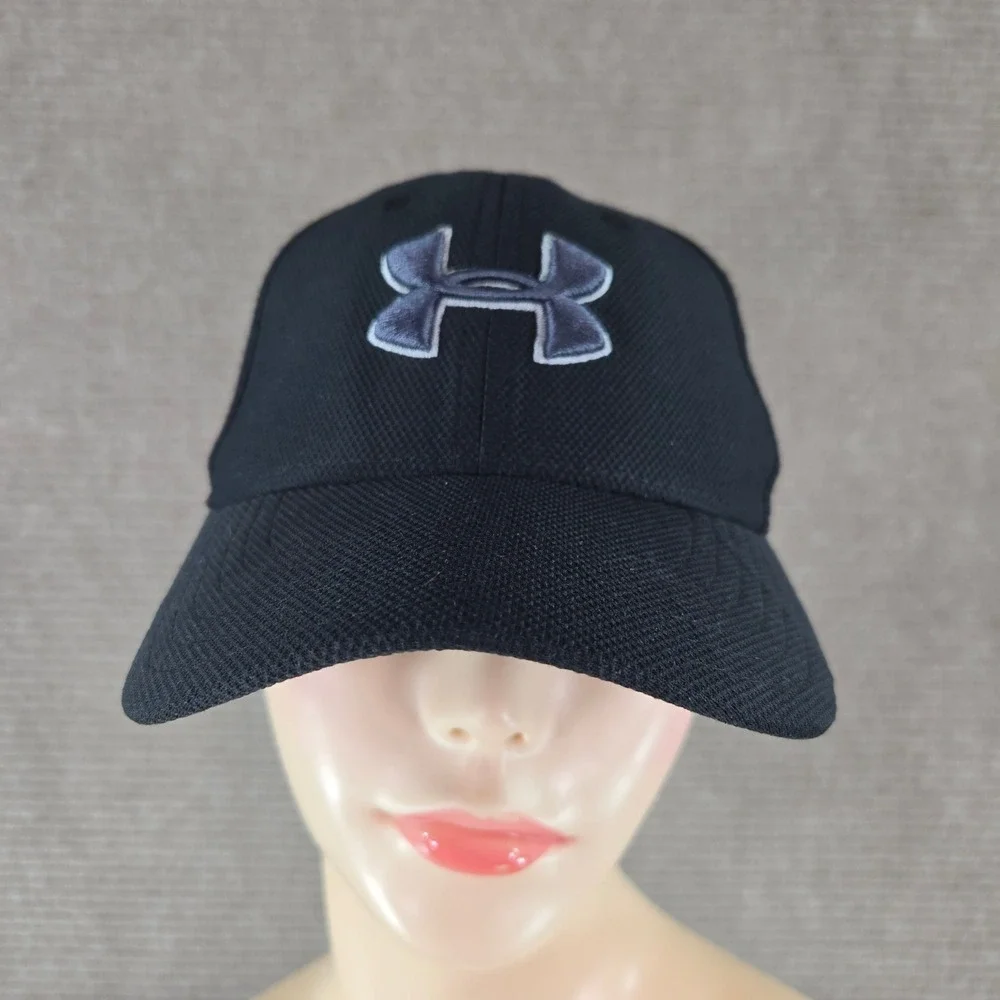 Under Armour Kids XS/S Black HeatGear Blitzing Baseball Cap 1305457